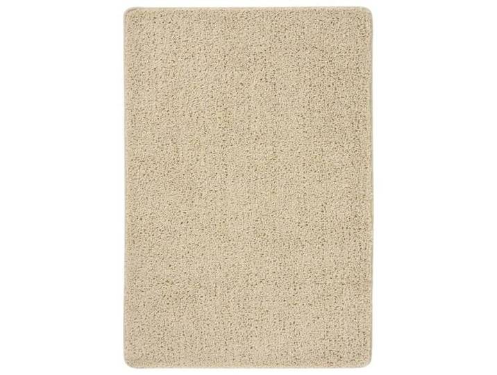 Tapis Shaggy-Tapis de salon-Tapis Chambre antidérapant Crème 160x230 cm 835728