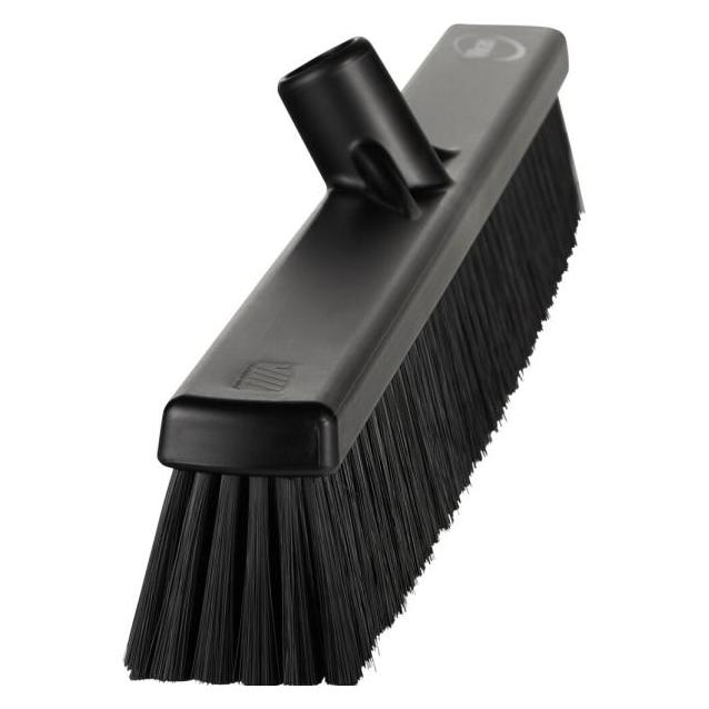 Vikan Broom brush black polyester/PP/stainless steel 61 cm (167114)
