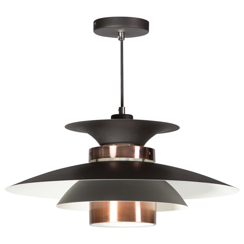 ETH Potenza hanglamp bronsbruin 50 cm