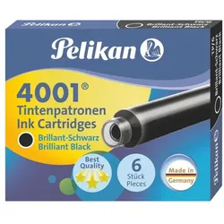 Pelikan Tintenpatronen »4001« (6 Stück) schwarz