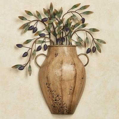 Touch of Class Vaso con Olives Wall Sculpture Harvest Gold , Harvest Gold