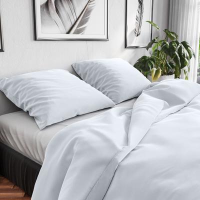 Bettwäsche WOLKENFELD "Renforcé Bettwäsche Baumwolle - Natürlich weiches Schlafgefühl", weiß, B/L: 135cm x 200cm, 2 Stk., 2 Stk., Renforcé, B/L: 80cm x 80cm & 80cm x 80cm, 4, Renforcé, Obermaterial: 100% Baumwolle, Bettwäsche, Bettwäsche, 135x200...