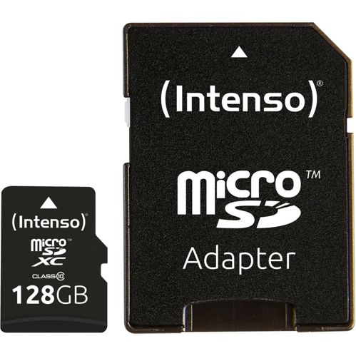 Intenso microSDXC 128GB C10 + Adapter