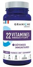 Granions 22 Vitamines Défenses Immunitaires 90 Comprimés - Pot 90 comprimés