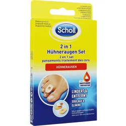Scholl 2In1 Hühneraugen Set 1 P