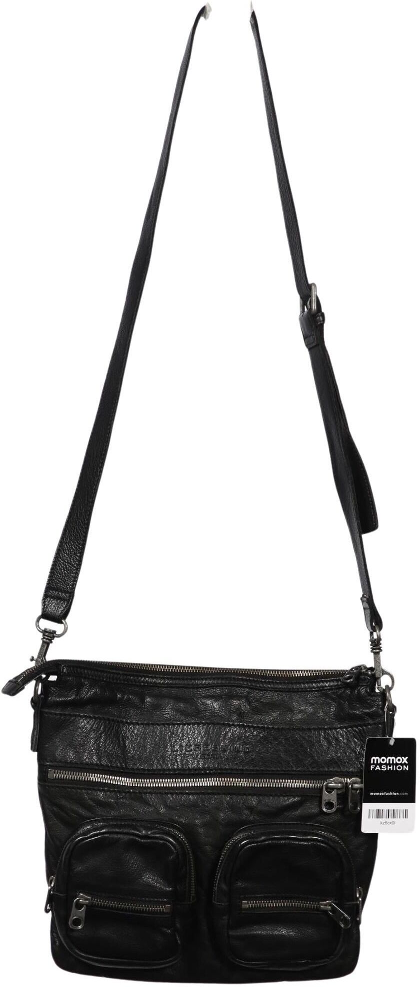 Liebeskind Berlin Damen Handtasche klein Leder, Schwarz, Leder - Second Hand