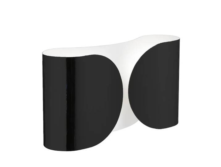 Flos Applique murale Foglio Noir brillant