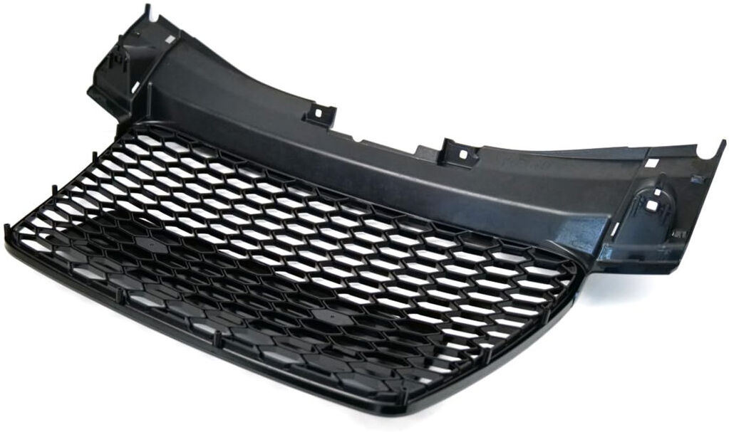 idealhouse Front Grille for Audi TT MK2 8J 2007-2014 – RS Style Gloss Black, High-Grade ABS – Aggressive Styling & Radiator Protection