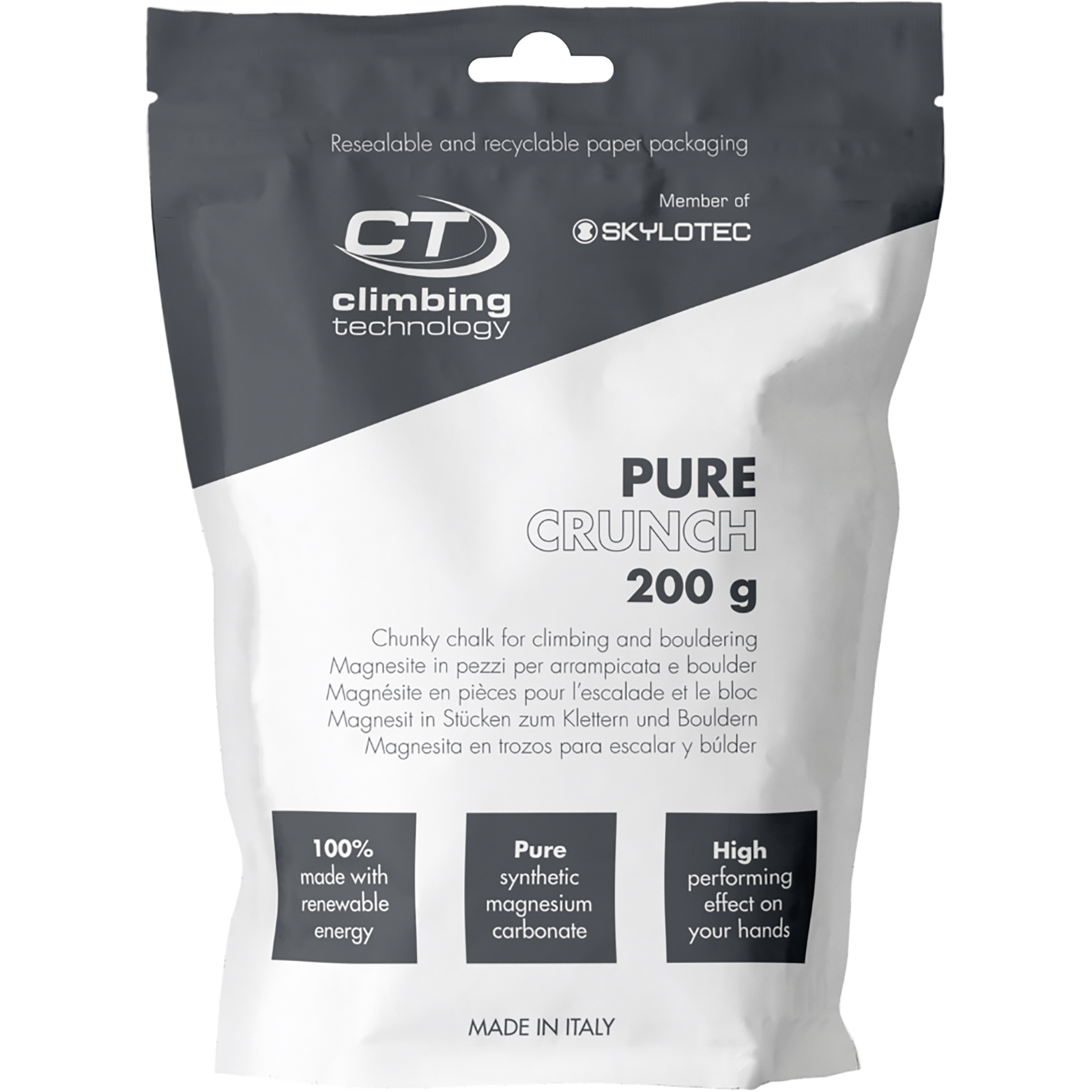 Climbing Technology Pure Crunch Chalk Chalk weiss Größe 200 G Sportklettern | Bouldern