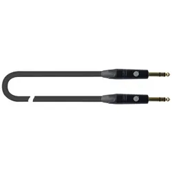 Quik Lok ITST/JS-5 B Kabel: 6,3-mm-TRS-Stereo-Klinkenstecker / 6,3-mm-TRS-Stereo-Klinkenstecker, 5 m (5 m), Audiokabel