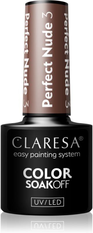 Claresa SoakOff UV/LED Color Perfect Nude gel nail polish shade 3 5 g
