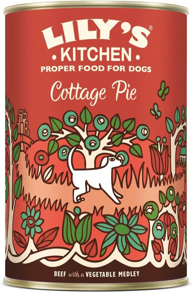 LILYS KITCHEN Kit Risparmio 6x400G Lily's Kitchen Recipe Dog MANZO PATATE CAROTE