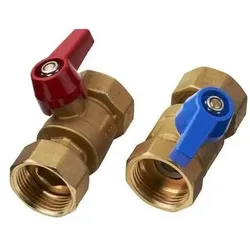 Roth Kugelhahn-Set 1", für GV ford Zum Absperren der Fussbodenheizung. 1 Set besteht aus 2 parallelen, Zubehör Heizen