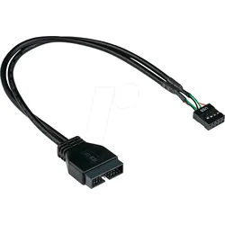 GC 5021-PST2 - USB 5 Gb/s Pin-Header Stecker auf USB 2.0 Pin-Header Buchse, 30
