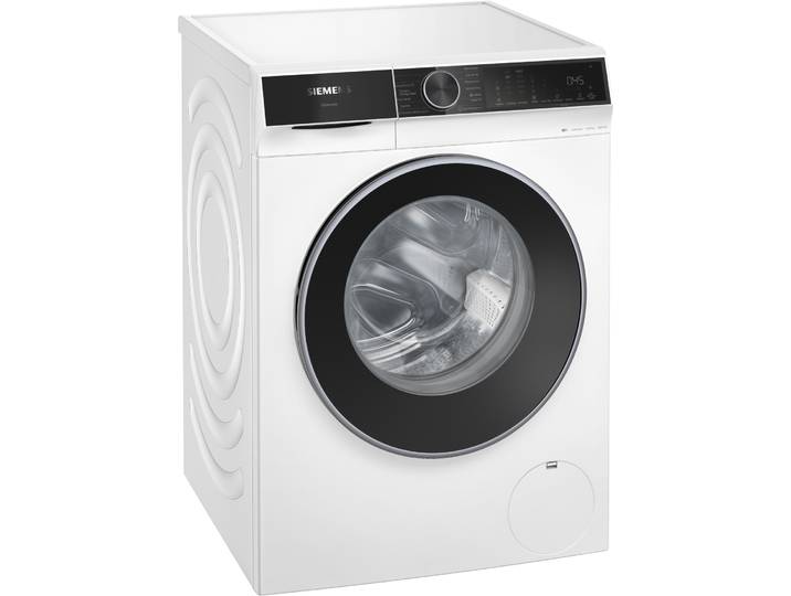 SIEMENS Waschtrockner WN44G243 , Wasch_Trocken_Zyklus: D, weiß, B:59,8cm H:84,8cm T:59cm, Waschtrockner, smartFinish: reduziert Knitterfalten um bis zu 50%, Waschtrockner