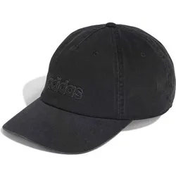 ADIDAS Damen Mütze WASHED DAD CAP, Größe ONE SIZE in Schwarz Schwarz