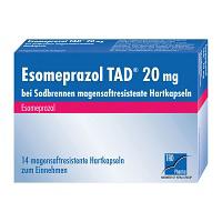 ESOMEPRAZOL TAD 20 mg bei Sodbrennen msr.Hartkaps. 14 St