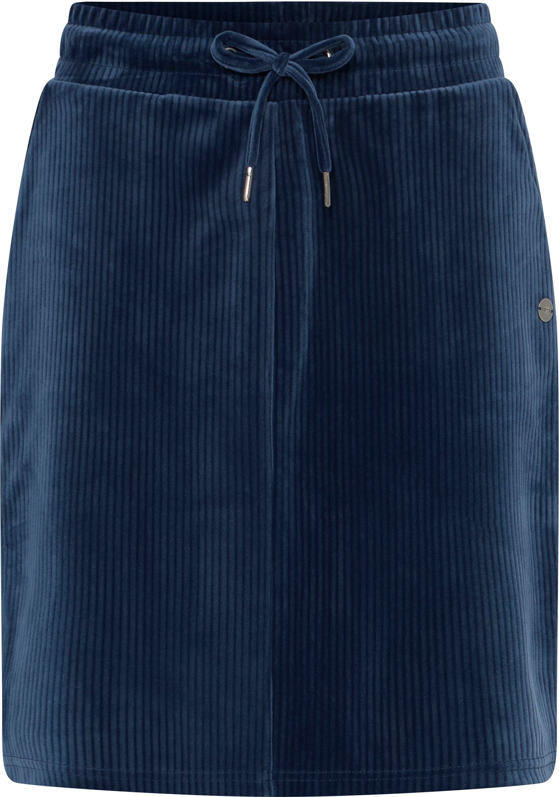 Midirock OXMO "Midirock OXEbba", Damen, Gr. M, blau (marineblaus), Obermaterial: 95% Polyester PES. 5% Elasthan EL., Röcke
