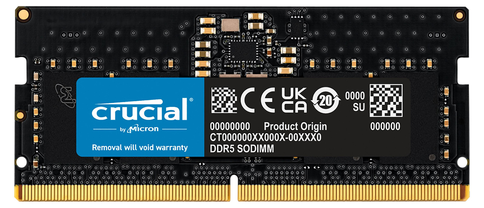 Crucial DDR5-5600 8GB SODIMM 46 CL 16 Gbit Geheugenmodule