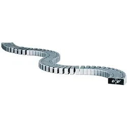 Bachmann, Kabelschutz + Kabelführung, cable snake Flex II silver (Kabelkanal, 100 cm)