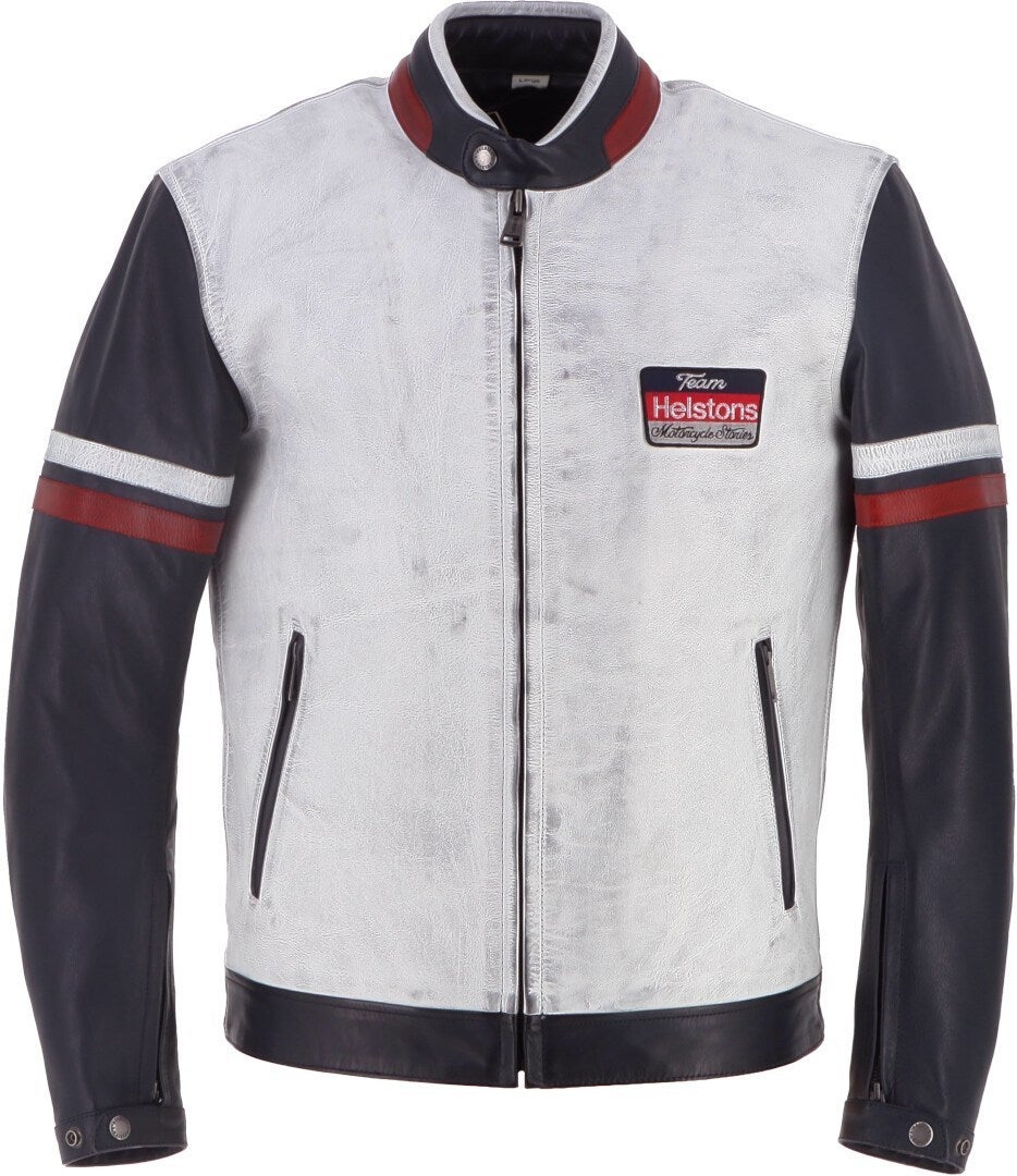 Helstons V-Series Motorrad Lederjacke 2024103-BBL-L