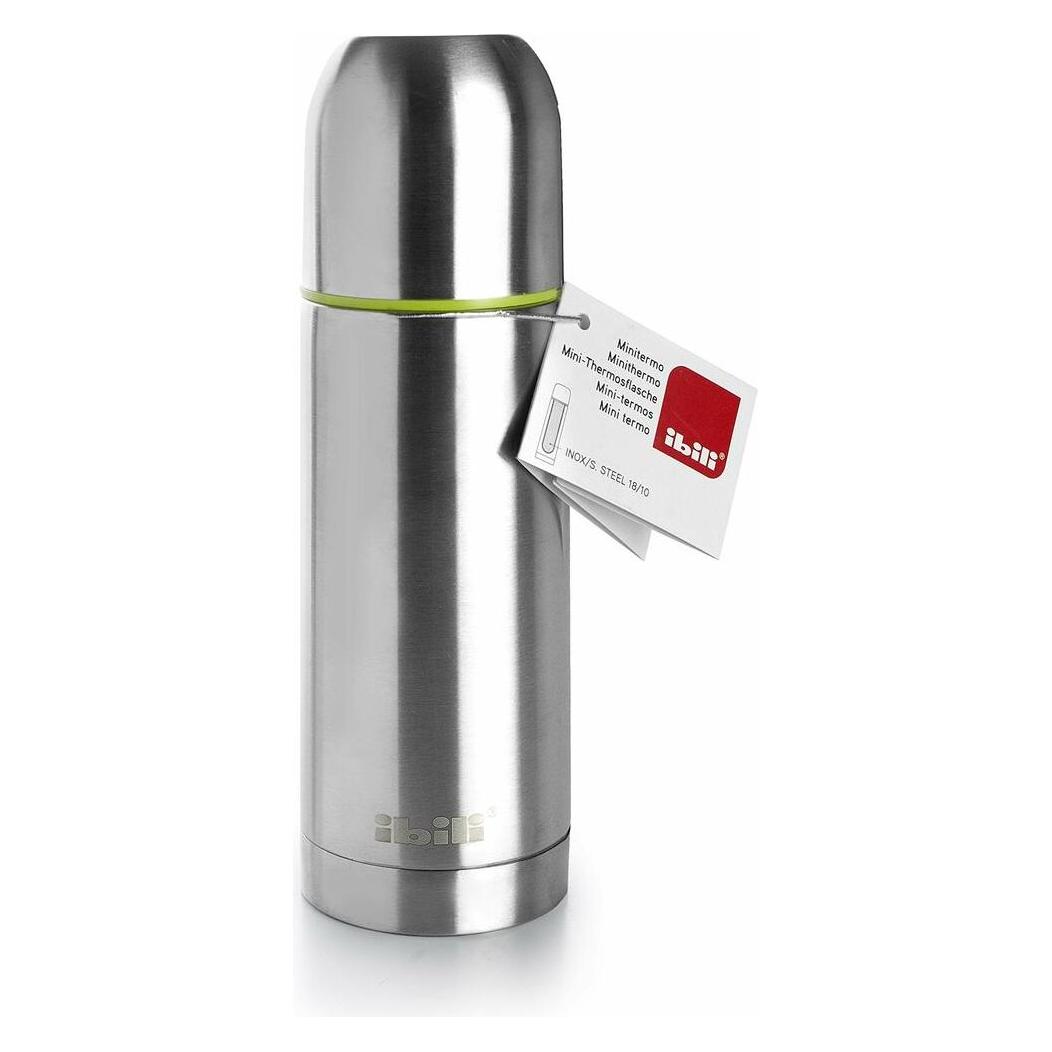 Ibili Thermobecher Edelstahl 200 ml Hält Getränke warm oder kalt. Perfekt für unterwegs. 3 Tassen (0.20 l) (49382038)