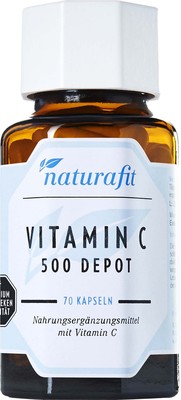 NaturaFit GmbH NATURAFIT Vitamin C 500 Depot Kapseln 51.8 g 04440078