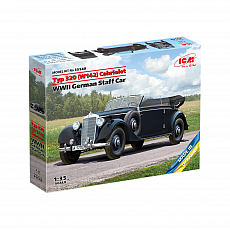 ICM - Typ 320 (W142) Cabriolet - WWII German Staff Car - 1:35 - 150 Teile 307004