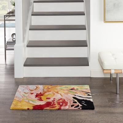 Nourison Prismatic Bold Modern Abstract Eclectic Area Rug