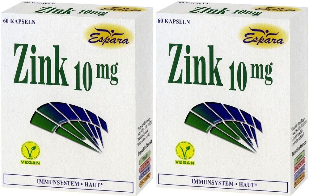 Espara Zink 10 mg Kapseln 2x 2x60 St
