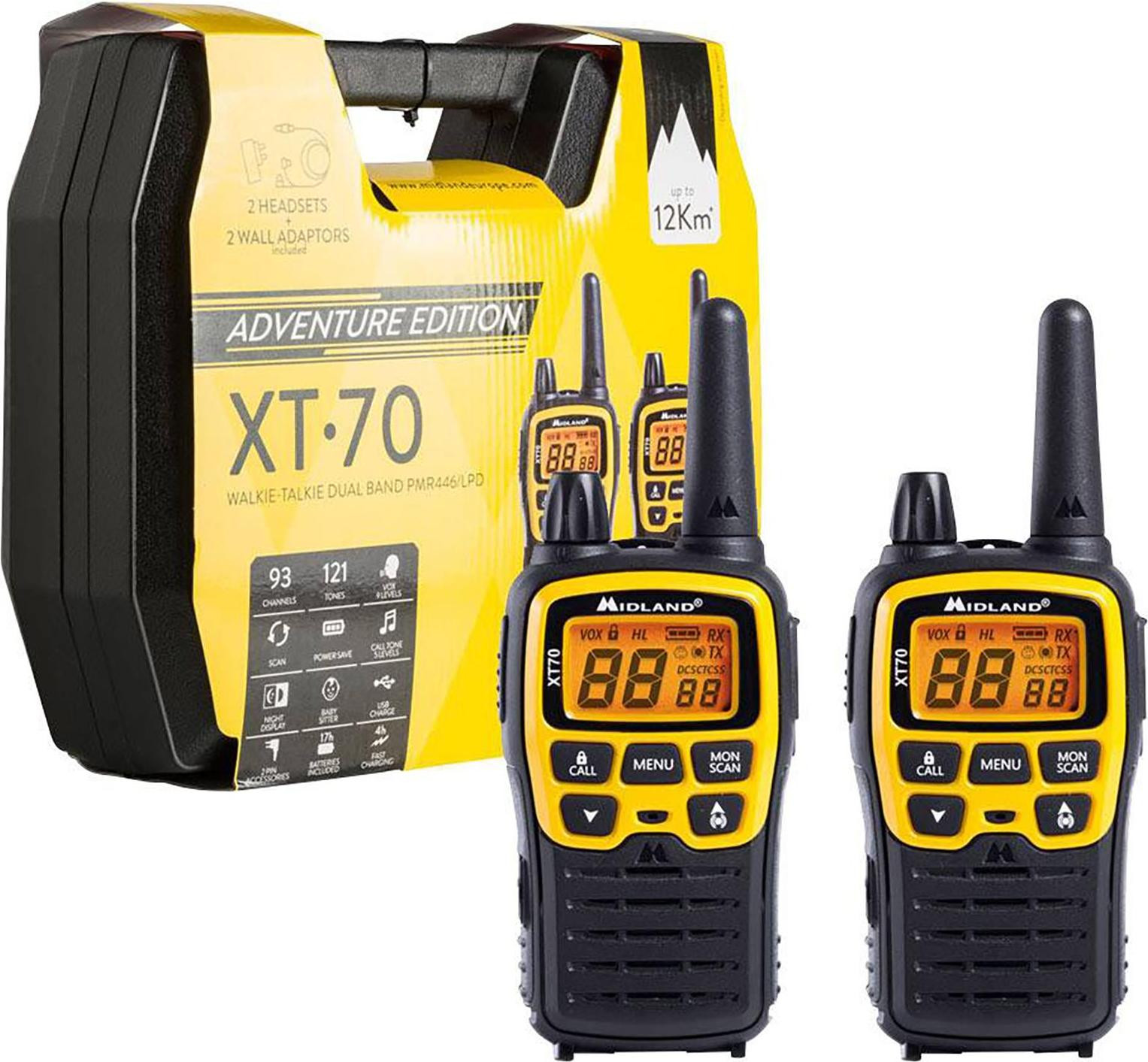 Midland XT 70 Adventure complete set met bagageboxen