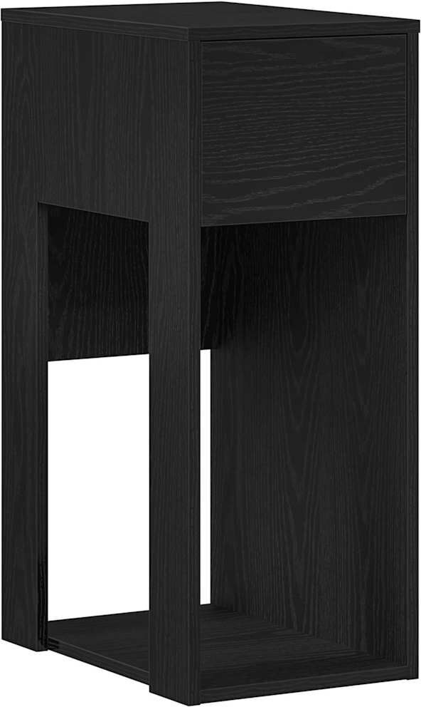 DEvidaxl 74 cm H Multimedia Storage Black 74cm H X 30cm W X 44cm D