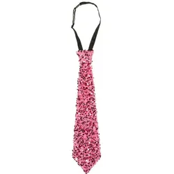 Krawatte "Pailletten", rosa