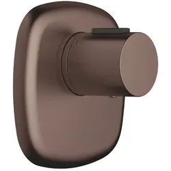 Dornbracht COYA xTOOL UP-Thermostat ohne Mengenregulierung, Dark Bronze gebürstet (PVD), Abdeckplatte 123 x 123 mm