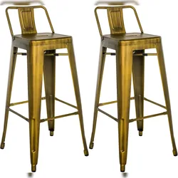 CLP 2er Set Barhocker Mason gold