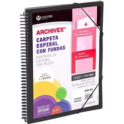 Carchivo, Mappe, Ordnungsmappe Archivex-Star Schwarz A4 (A4, 1x)