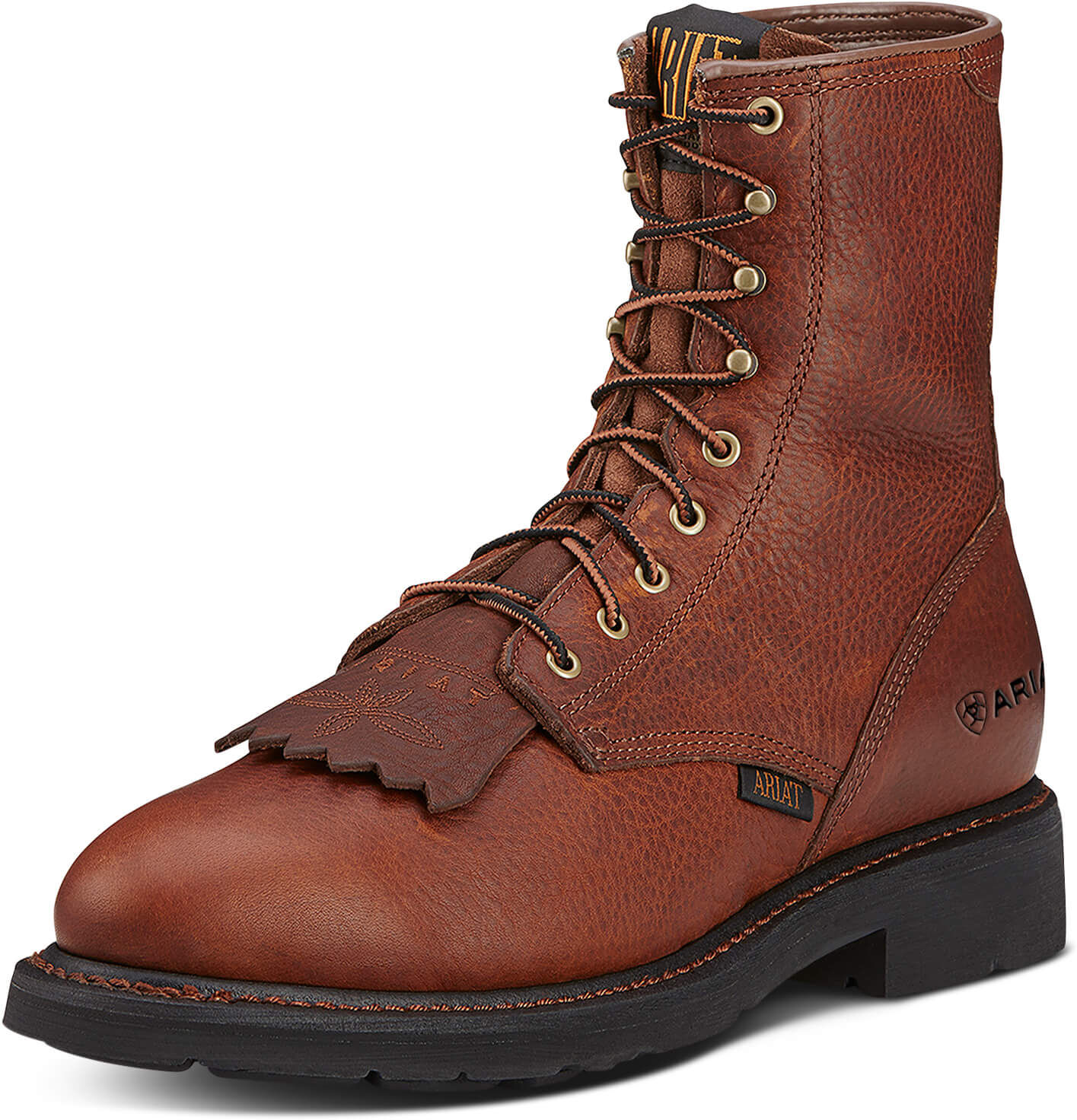 Men's Cascade 8 Waterproof Work Boots in Sunshine D / Medium by Ariat