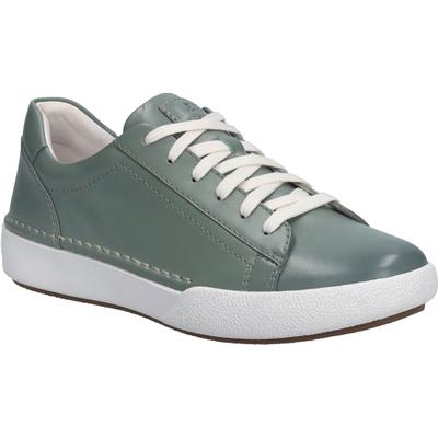 Sneaker JOSEF SEIBEL "Claire 01, sage", Damen, Gr. 37, grün (sage), Obermaterial: 100% Rindsleder Leather cow., Schuhe Sneaker