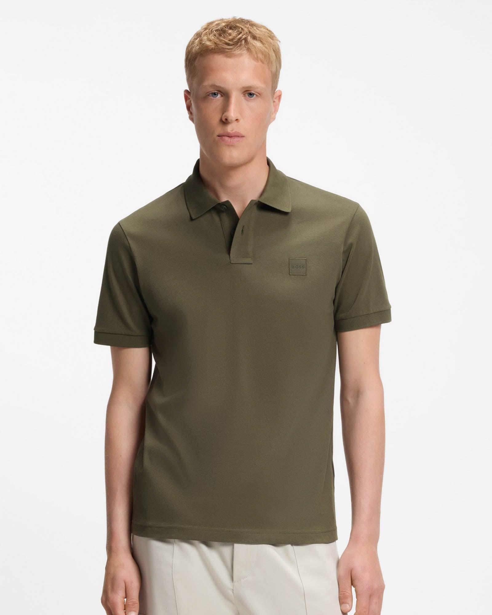 BOSS Passagier-Poloshirt, Grün