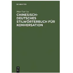 Chinesisch-Deutsches Stilwörterbuch für Konversation, Fachbücher