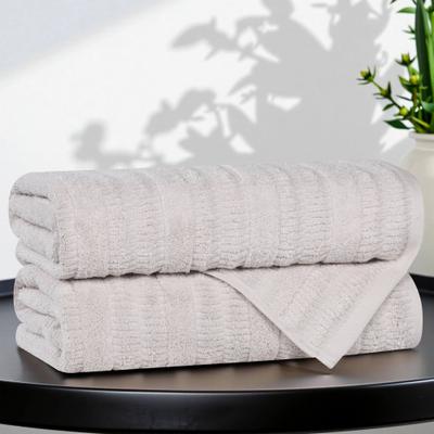 Superior Mika Smart Twist Viscose Cotton Blend Bath Towels, Set of 2