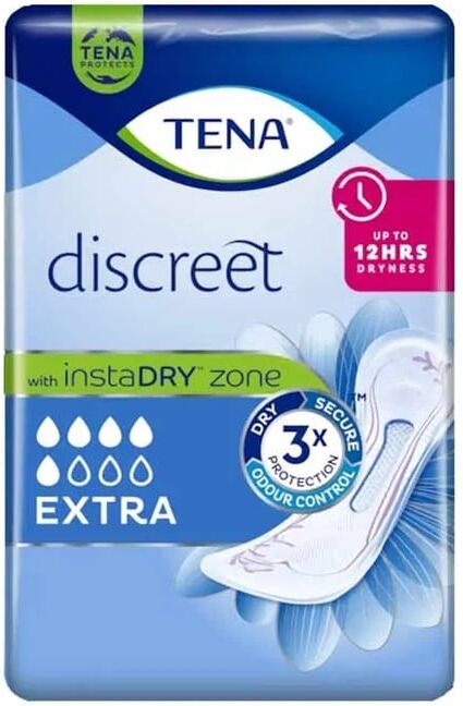 Tena Lady Discreet Pensos Higiénicos Incontinência Extra 10 Unds