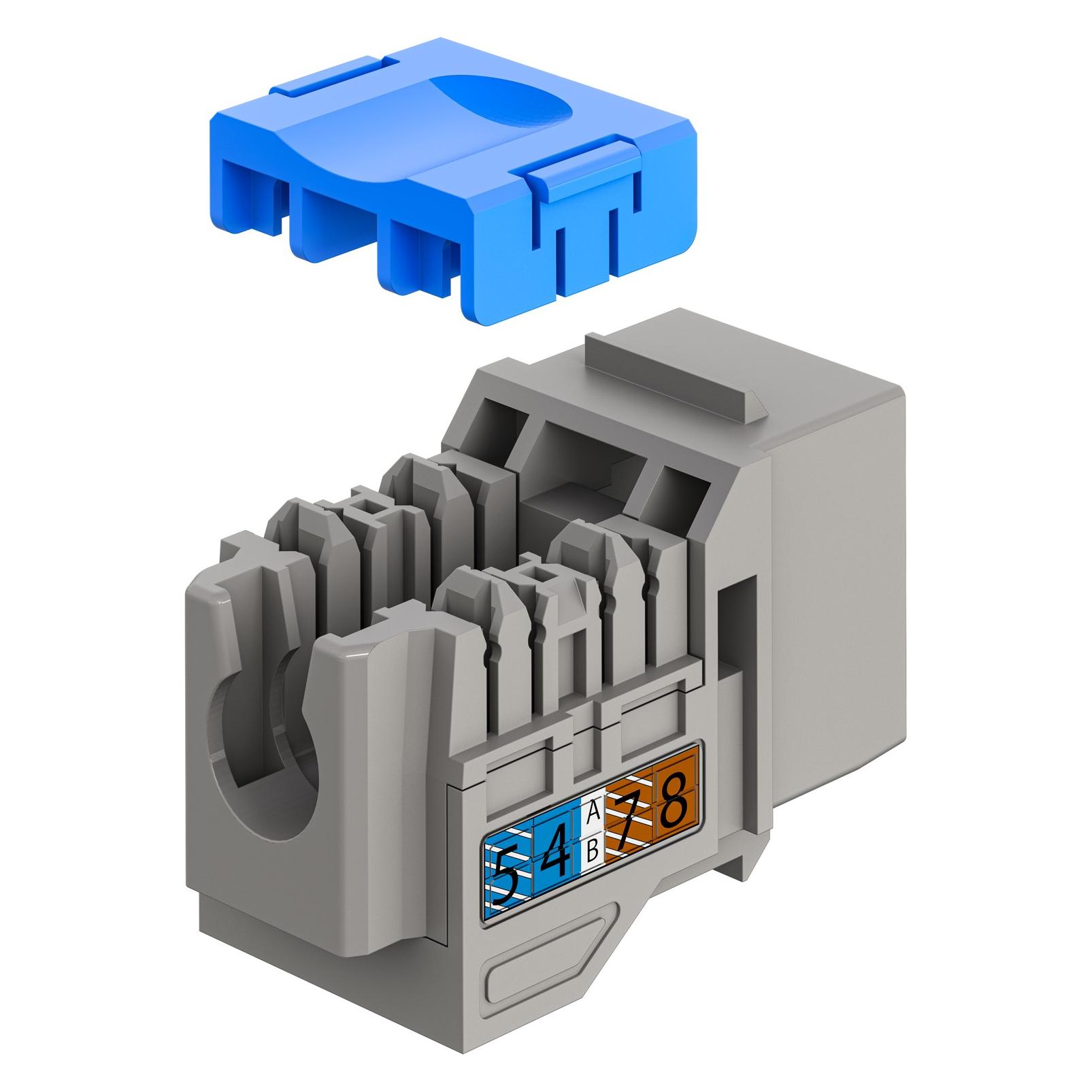 Goobay Keystone-Modul RJ45 CAT 6A, UTP, Slim & Short (77951)