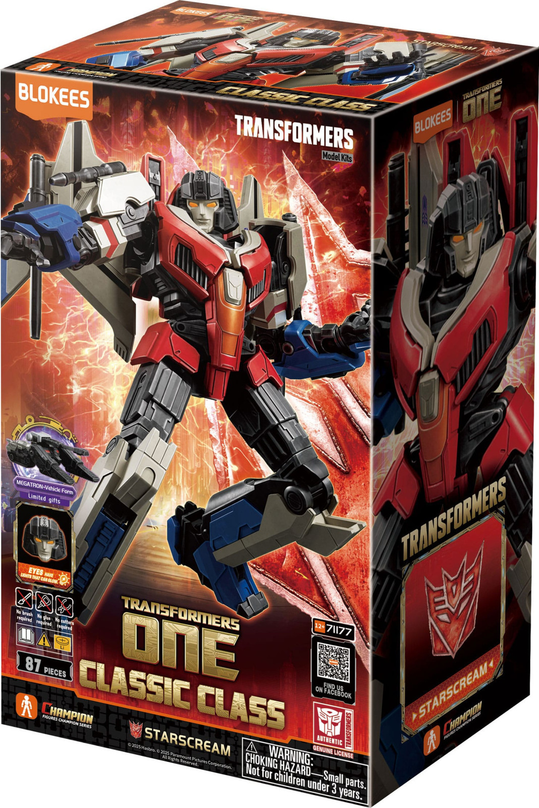 Blokees Transformers Plastic Model Classic Class 16 Starscream