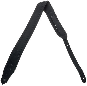 "Levys Pad Veg-Tan Leath Strap 2"" BK Noir"