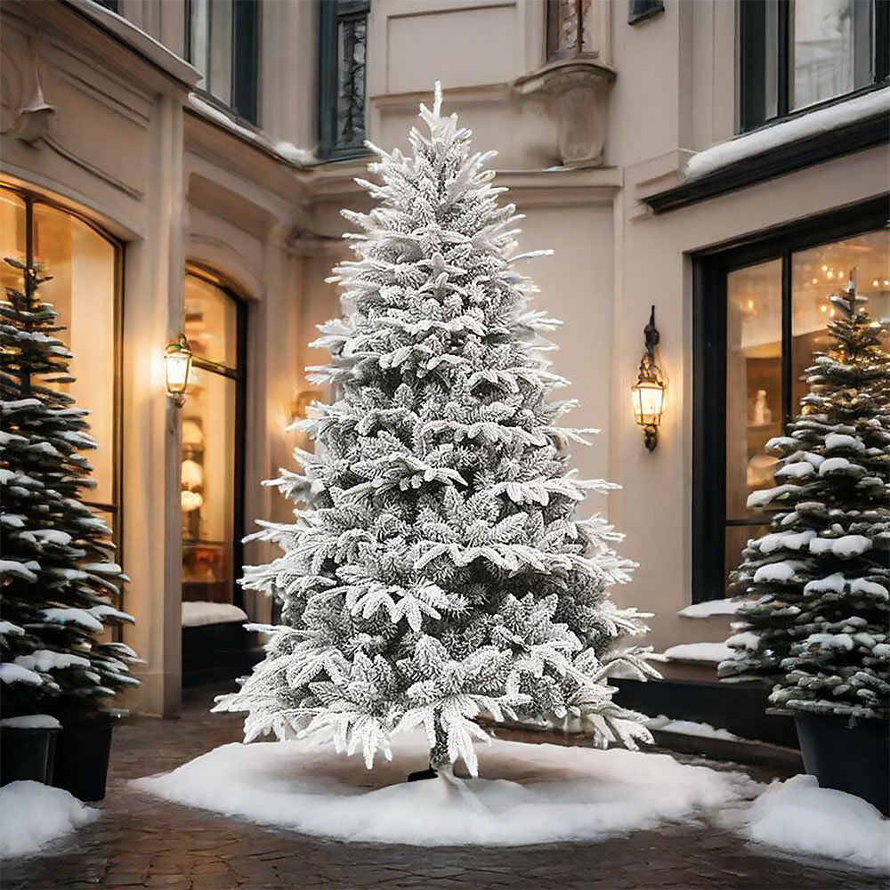 Ophelia & Co. Artificial Pine Christmas Tree Green;White 6.9' H
