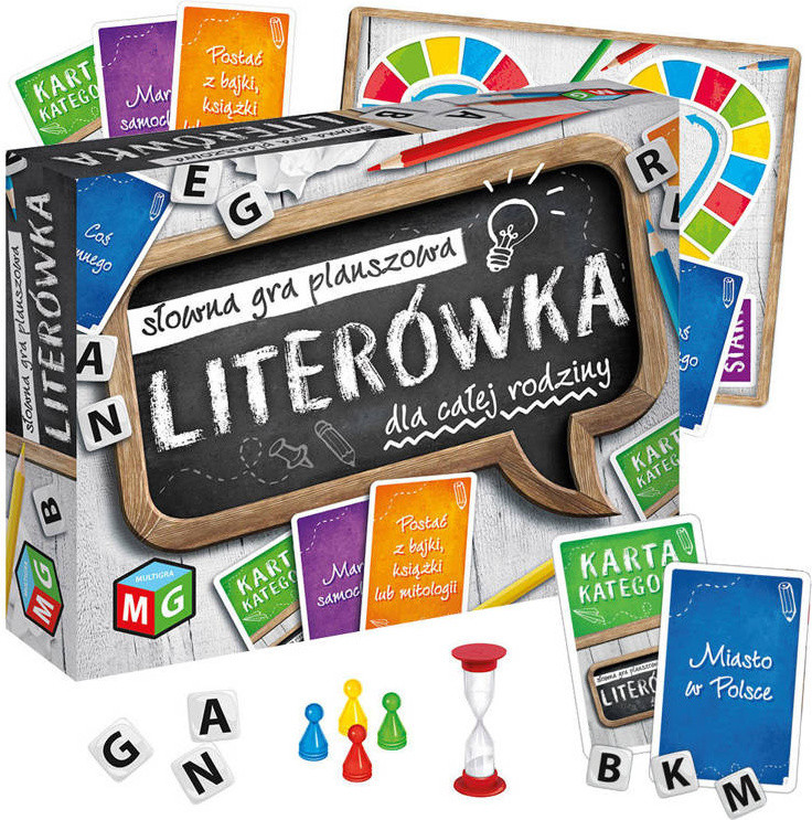 Multigra Woordspel met letters bordspel model GR0569