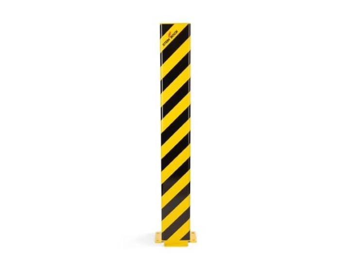 Steinbock Rammschutz-Ecke U-Form HxBxT 1.200 x 160 x 160 mm 6 mm Materialstärke 3-seitiger Schutz in Signalfarben Anfahrschutz aus Stahl einfache Montage Regalschutz