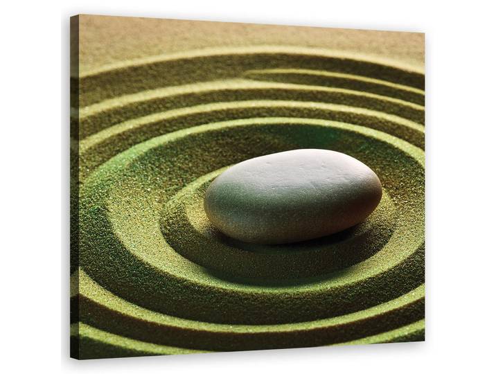 Feeby Wandbild zen spa stein, Grün, Orientalisch, Rechteckig, 50x50 cm, Bilder & Rahmen, Bilder, Leinwandbilder