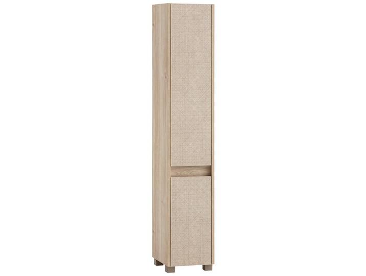 Hochschrank Sander Eiche/Beige